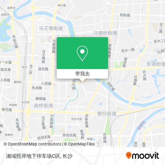 湘域熙岸地下停车场C区地图