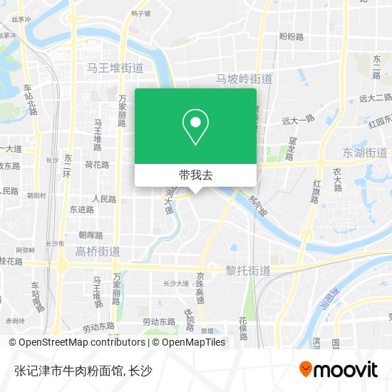 张记津市牛肉粉面馆地图