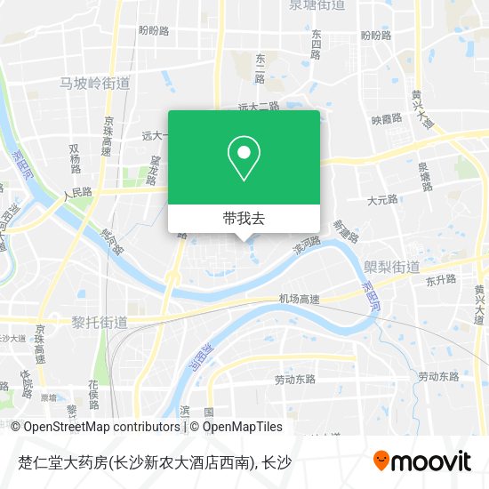 楚仁堂大药房(长沙新农大酒店西南)地图