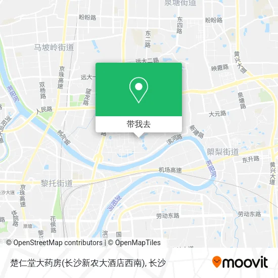 楚仁堂大药房(长沙新农大酒店西南)地图