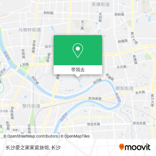 长沙爱之家家庭旅馆地图