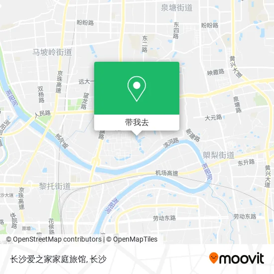 长沙爱之家家庭旅馆地图