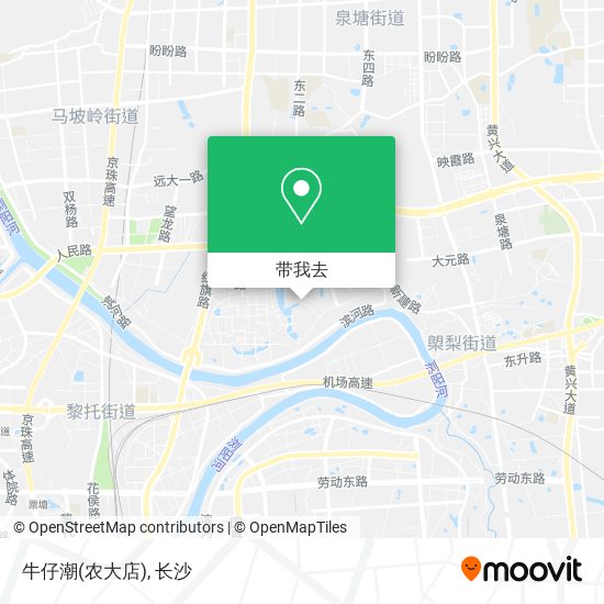 牛仔潮(农大店)地图