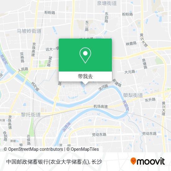中国邮政储蓄银行(农业大学储蓄点)地图