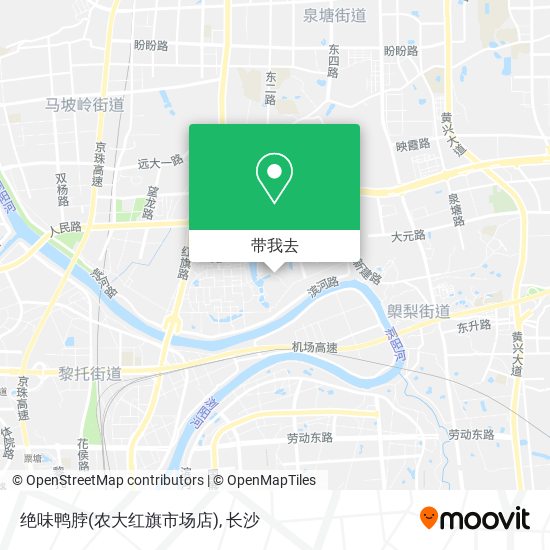 绝味鸭脖(农大红旗市场店)地图