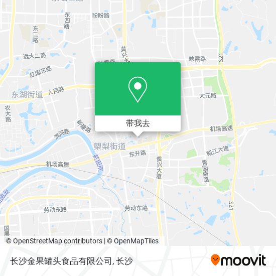 长沙金果罐头食品有限公司地图