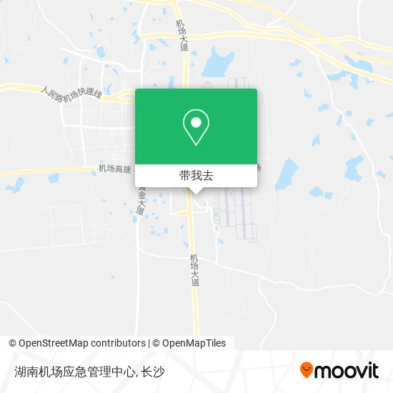 湖南机场应急管理中心地图