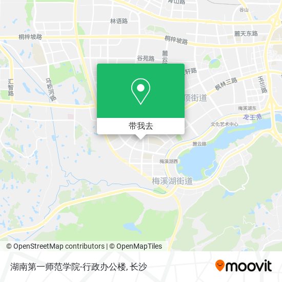 湖南第一师范学院-行政办公楼地图