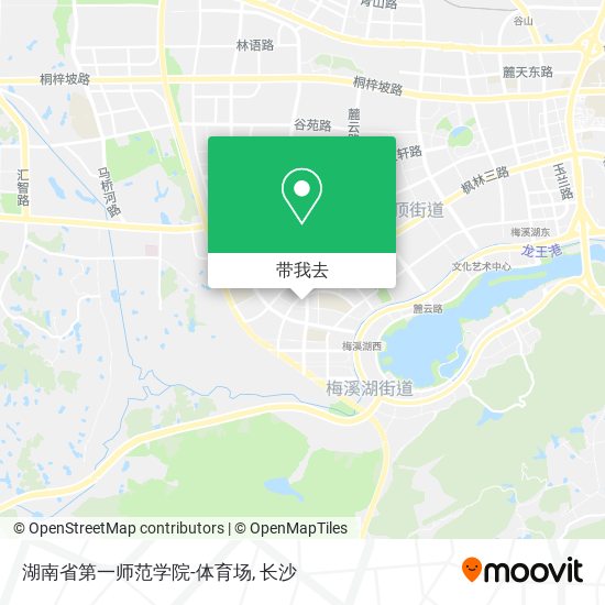 湖南省第一师范学院-体育场地图