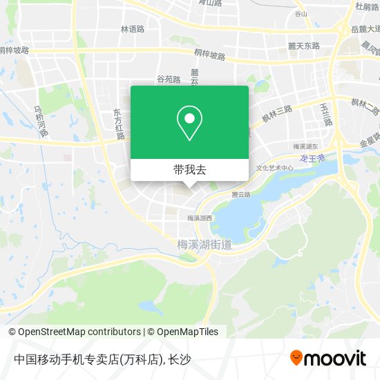 中国移动手机专卖店(万科店)地图