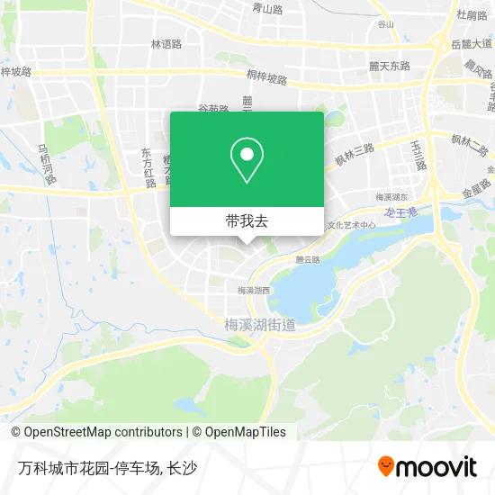 万科城市花园-停车场地图