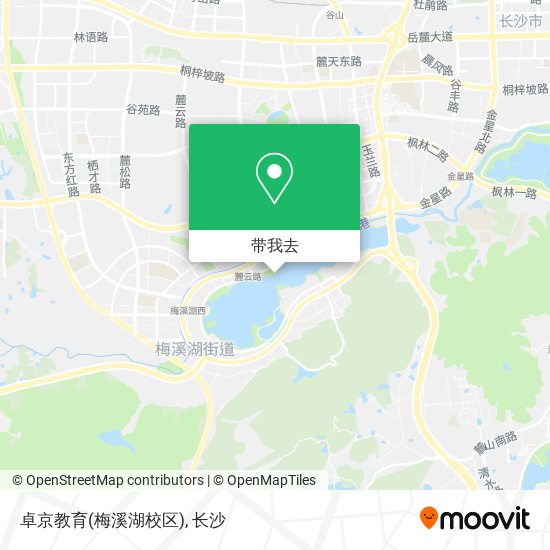 卓京教育(梅溪湖校区)地图