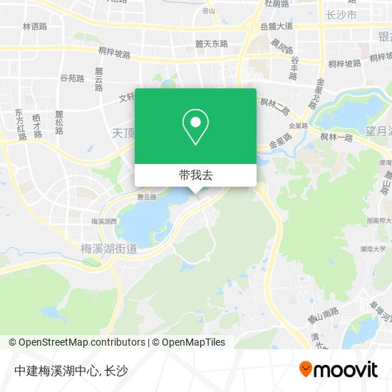 中建梅溪湖中心地图