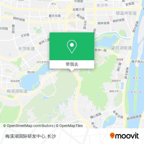 梅溪湖国际研发中心地图