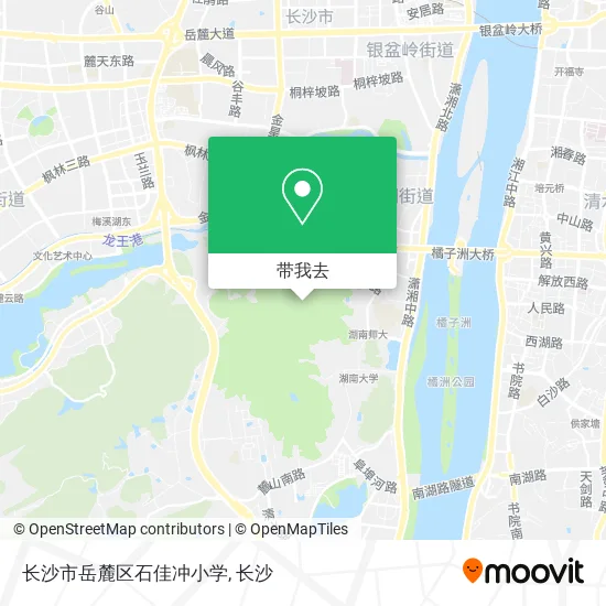 长沙市岳麓区石佳冲小学地图