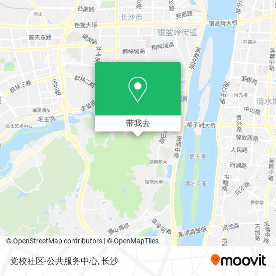 党校社区-公共服务中心地图