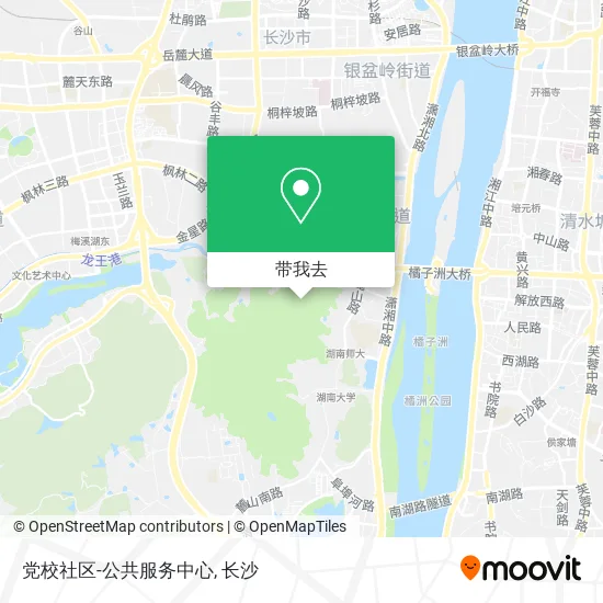 党校社区-公共服务中心地图