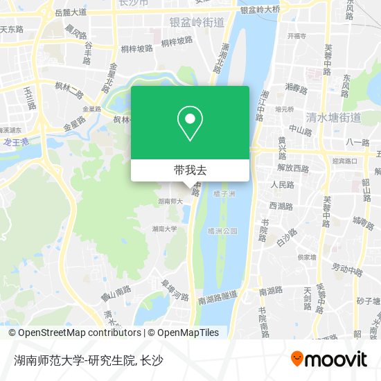 湖南师范大学-研究生院地图