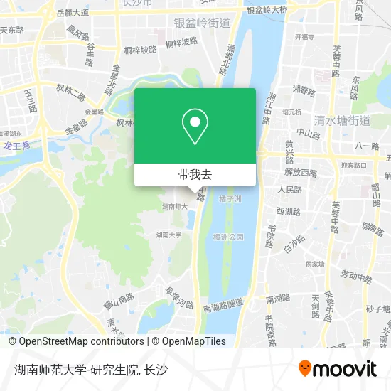 湖南师范大学-研究生院地图