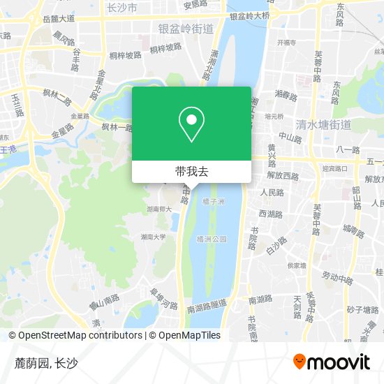 麓荫园地图