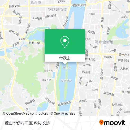 麓山华侨村二区-8栋地图