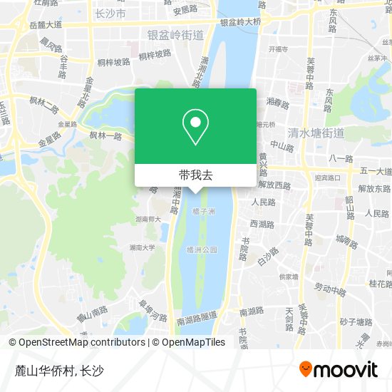 麓山华侨村地图