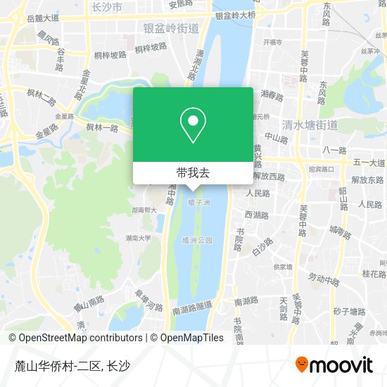 麓山华侨村-二区地图