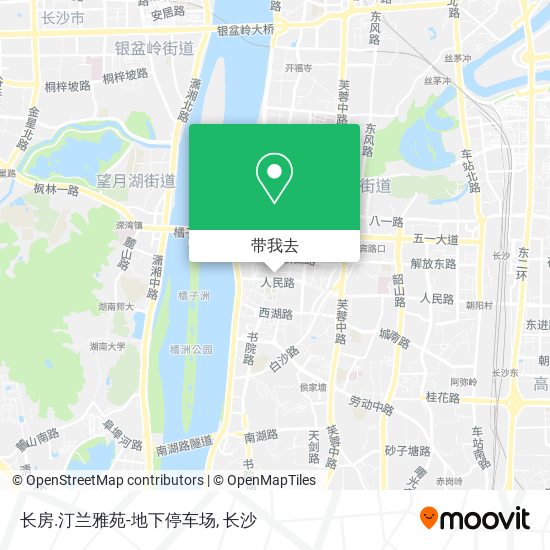 长房.汀兰雅苑-地下停车场地图