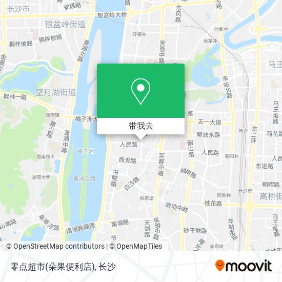 零点超市(朵果便利店)地图