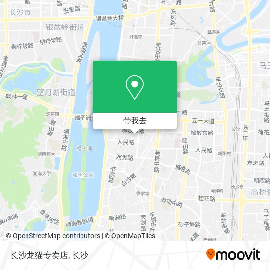 长沙龙猫专卖店地图