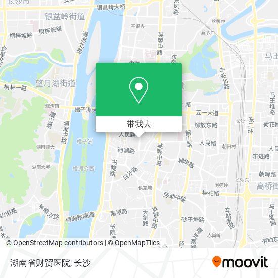 湖南省财贸医院地图