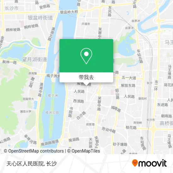 天心区人民医院地图
