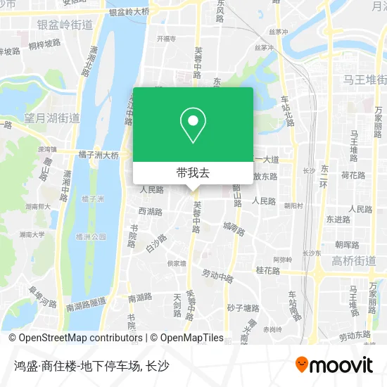 鸿盛·商住楼-地下停车场地图
