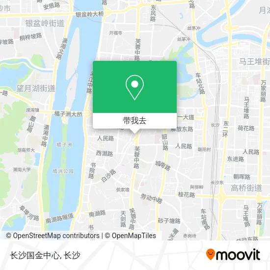 长沙国金中心地图