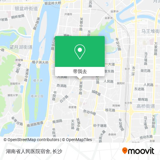 湖南省人民医院宿舍地图