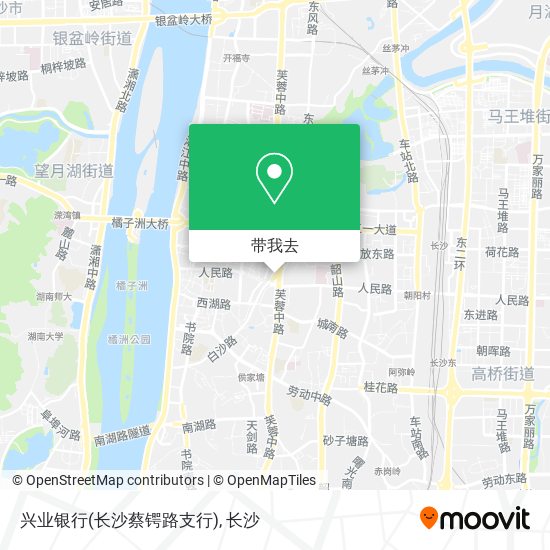 兴业银行(长沙蔡锷路支行)地图