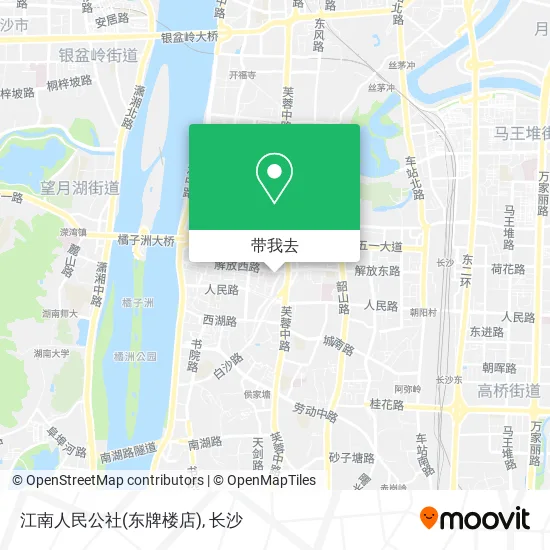 江南人民公社(东牌楼店)地图