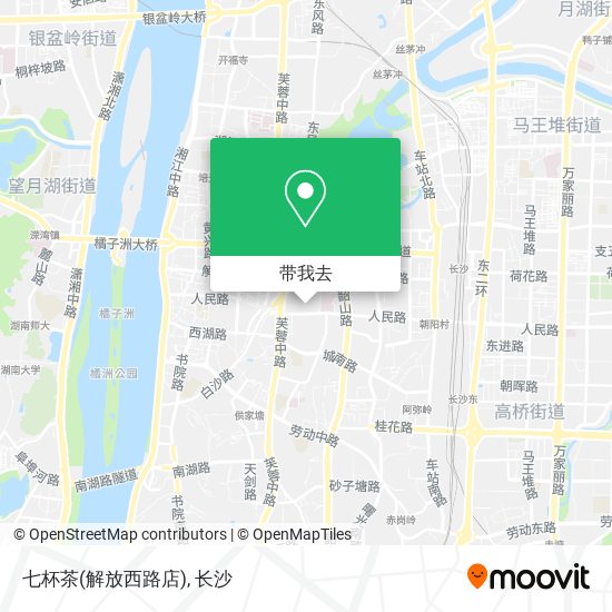 七杯茶(解放西路店)地图