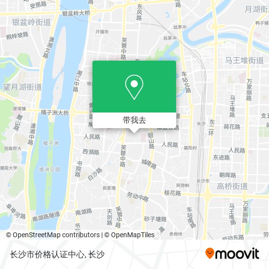 长沙市价格认证中心地图