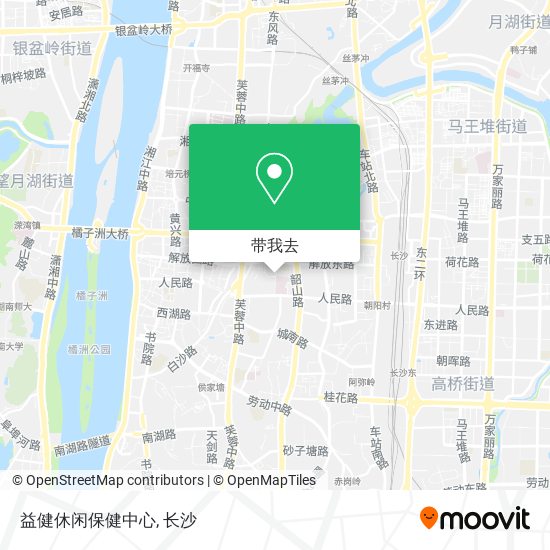 益健休闲保健中心地图