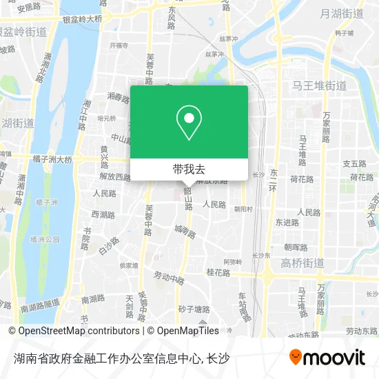湖南省政府金融工作办公室信息中心地图