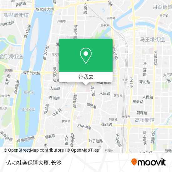 劳动社会保障大厦地图