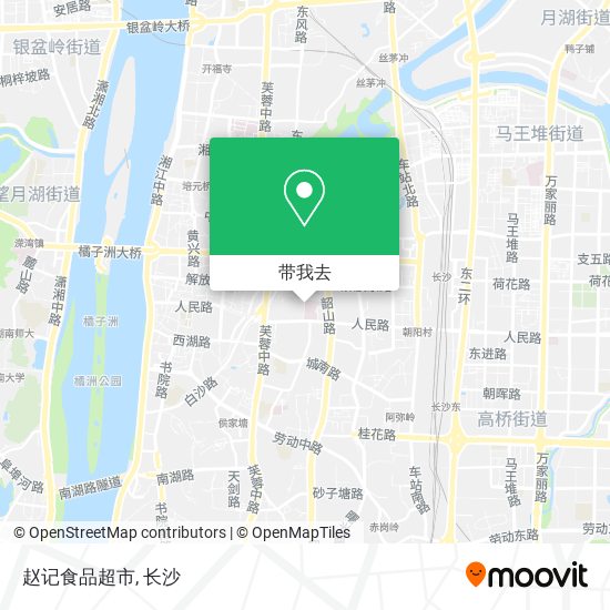赵记食品超市地图