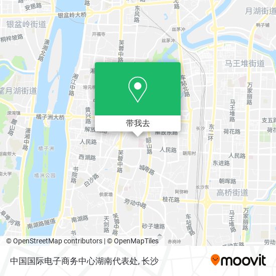 中国国际电子商务中心湖南代表处地图
