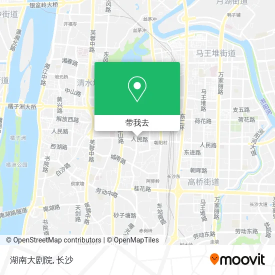 湖南大剧院地图
