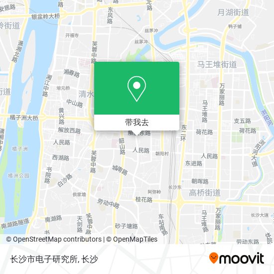 长沙市电子研究所地图