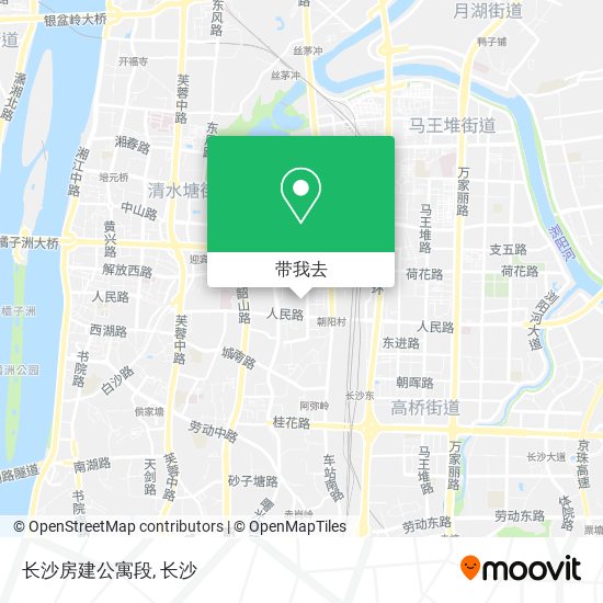 长沙房建公寓段地图