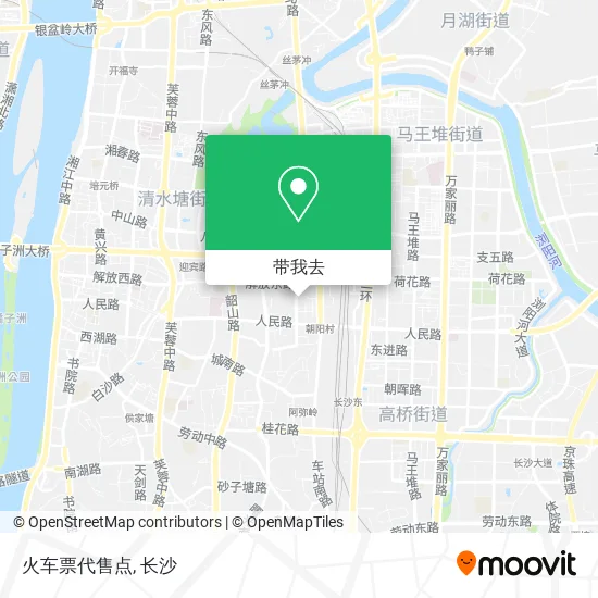 火车票代售点地图