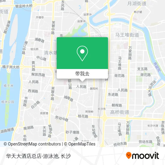 华天大酒店总店-游泳池地图