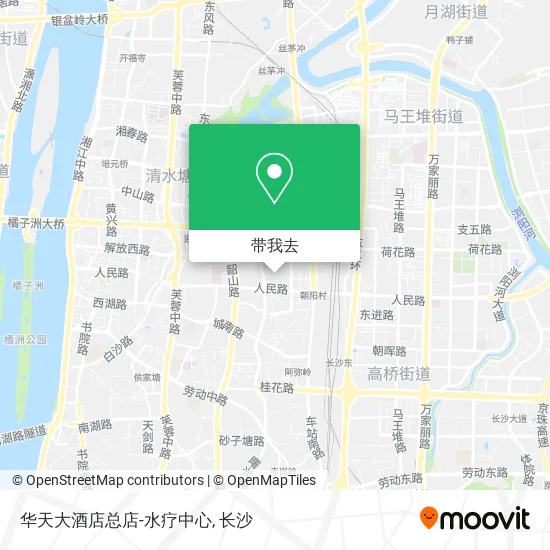 华天大酒店总店-水疗中心地图